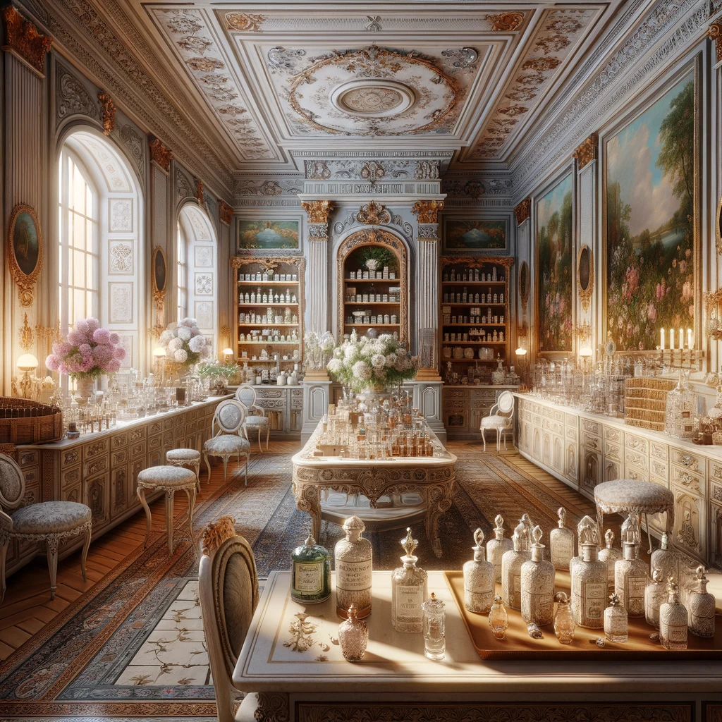 XVIII. századi francia parfümipar 